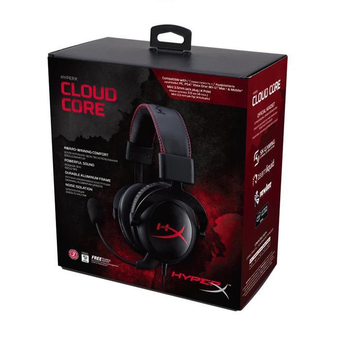 Hyperx отзывы. HYPERX KHX-HSCC-BK. Kingston HYPERX cloud Core. Проводная гарнитура HYPERX cloud Core 7.1. KHX-HSCC-BK наушники.