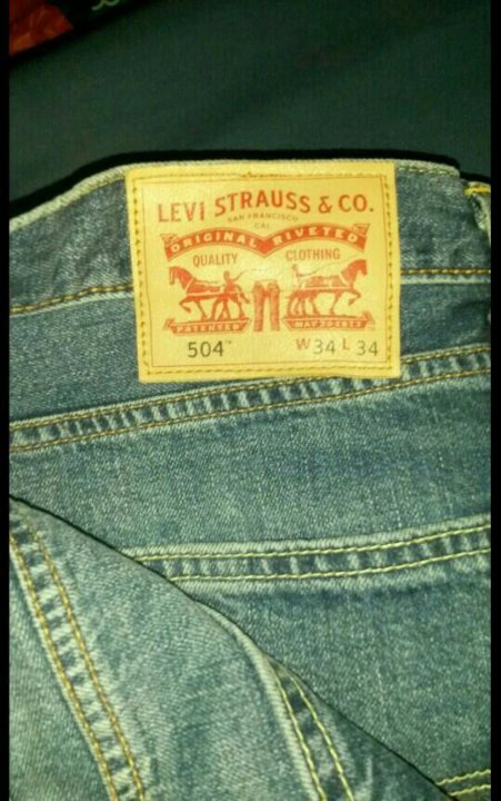 Новые джинсы Levi's,504 модель.34/34 