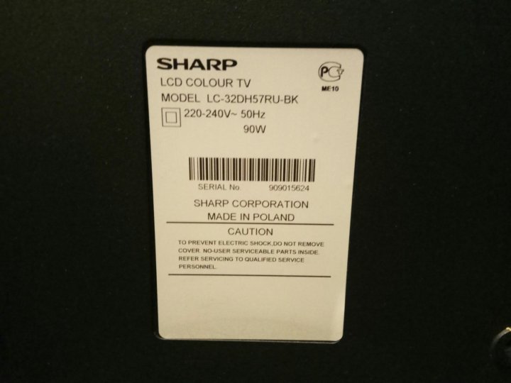 Sharp lc 32d44ru bk. LC-32d44ru-BK.