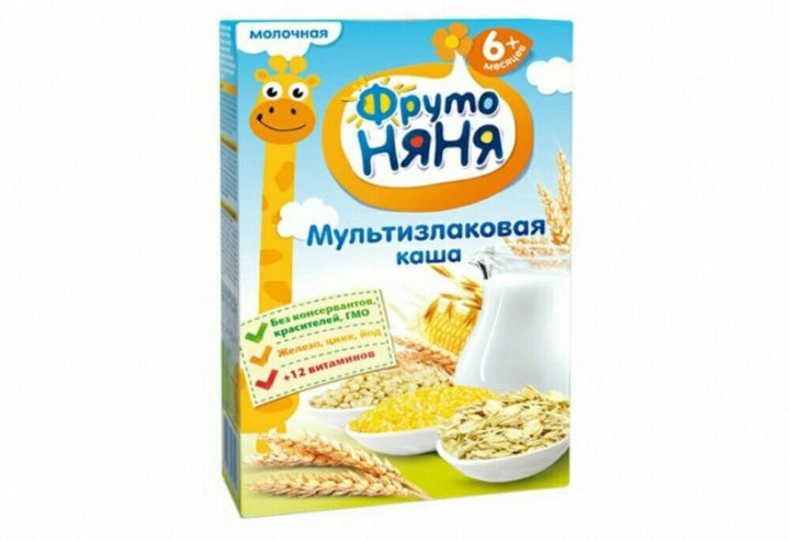 Каша фрутоняня молочно злаковая