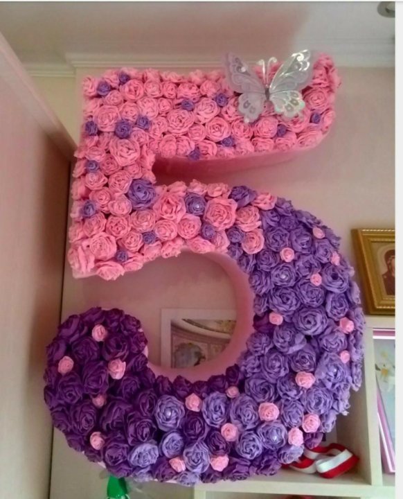 Шар (65''/ см) Цифра, 5 Каркас для аэромозаики, 1 шт. в уп. Как сделать 3D объемную цифру пять на день рождения. Часть 1.