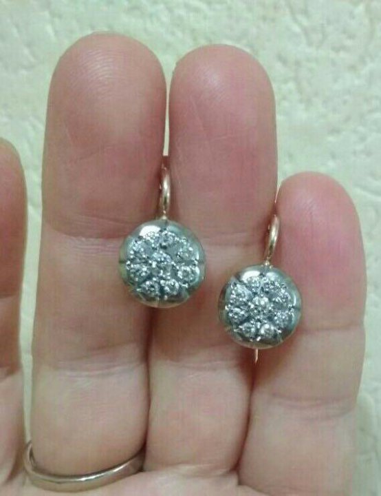 Кольцо бахча с бриллиантами