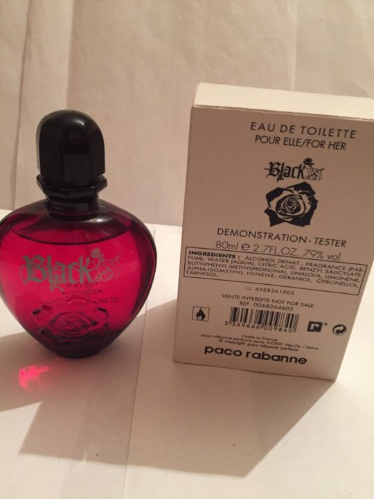 Paco Rabanne Black Xs 80ml Tester Original купить в санкт