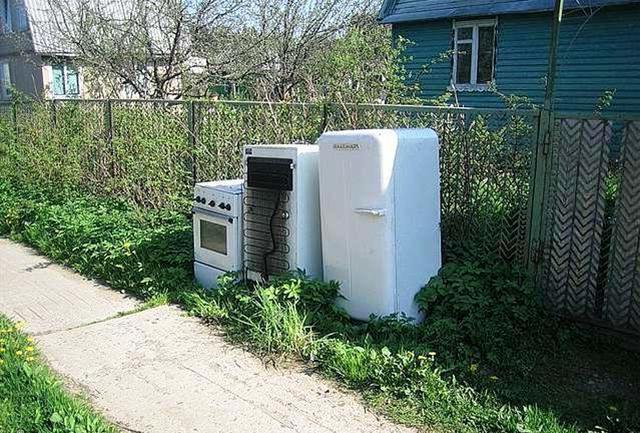 Холодильник на даче фото