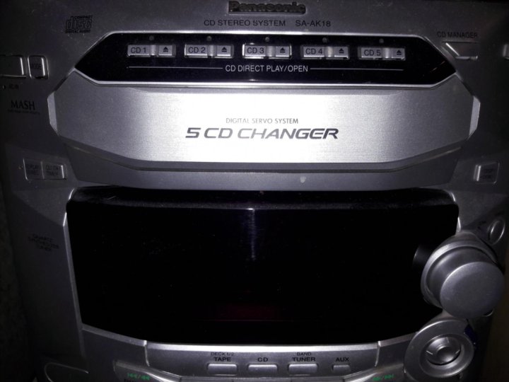 Panasonic sa-ak18. музыкальный центр панасоник sa ak 18.