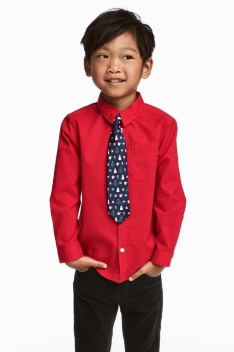 Красная рубашка для мальчика