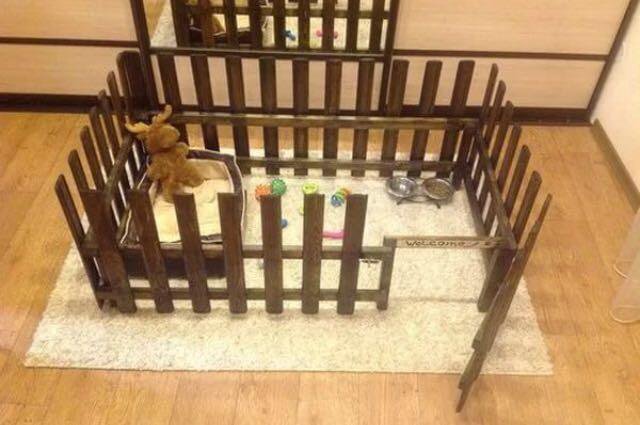 заборчики для собак в квартире