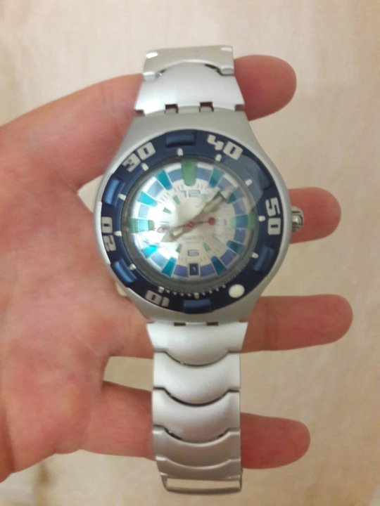 swatch irony aluminium scuba 200