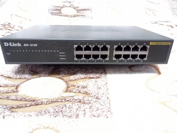коммутатор des 1016d