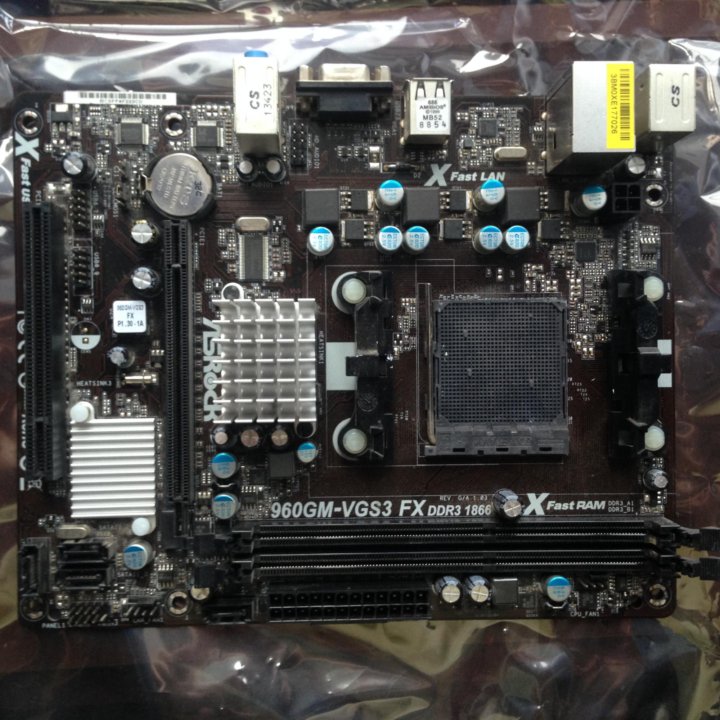 Asrock 960gm vgs3 fx нет изображения