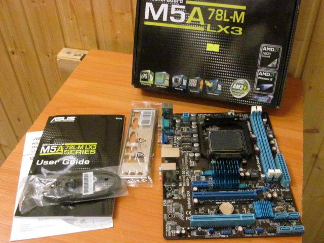 Asus m5a78l m lx3 нет изображения
