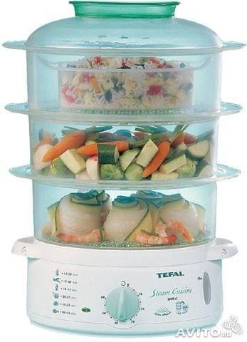 Чем можно заменить пароварку в домашних условиях Пароварка Tefal steam cuisine 1000 cl - купить в Москве, цена 450 руб., продано 