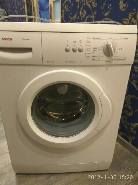 Сброс ошибок на стиральных машинах Bosch
