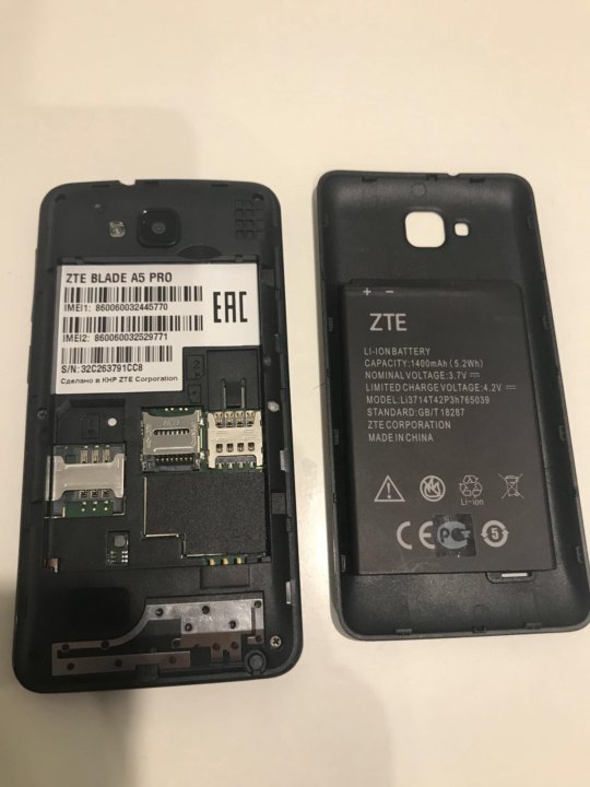 Zte a5 2019 схема