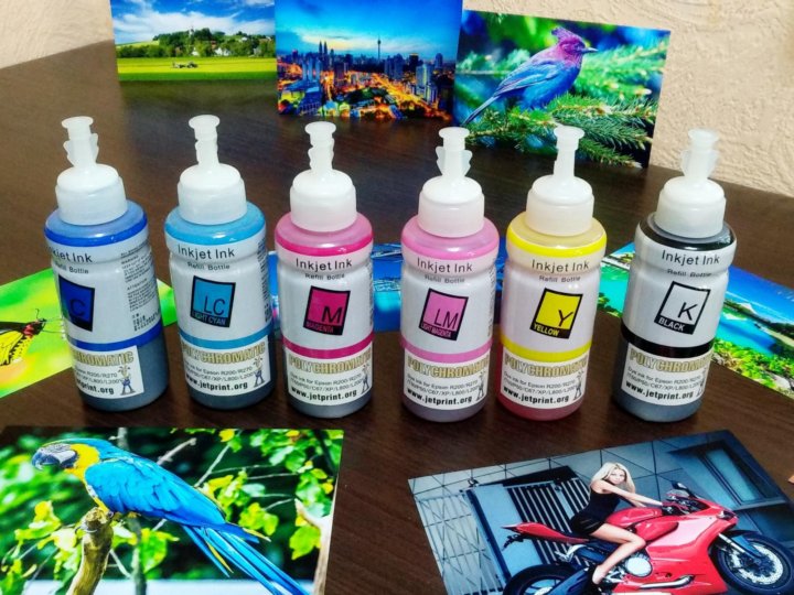 Хорошие чернила для epson. Чернила Полихроматик для Epson. Inkjet Ink чернила Polychromatic. Краска для принтера жидкая Polychromatic. Polychromatic Premium Ink.