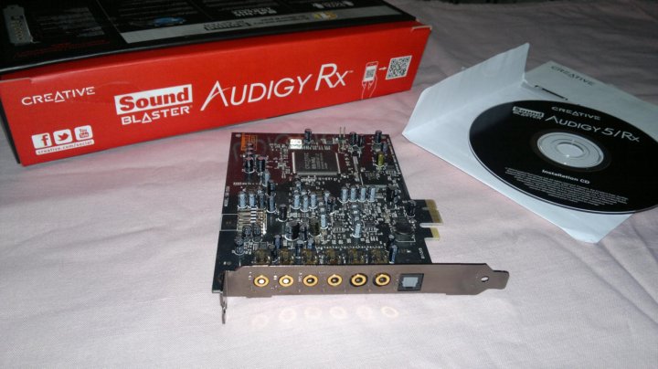 Звуковая карта pci e creative audigy rx