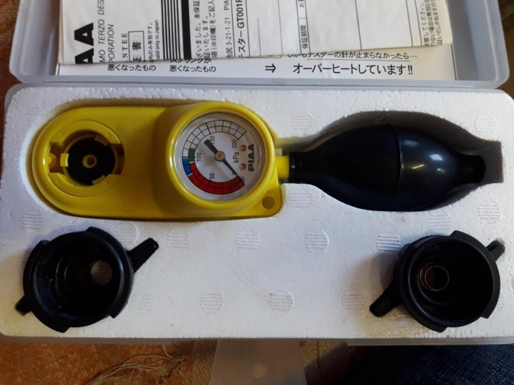 Давление крышки. Gt001r тестер. Тестер крышек радиатора gt001r. Gt001r PIAA Radiator cap Tester. Тестер крышек радиатора PIAA.