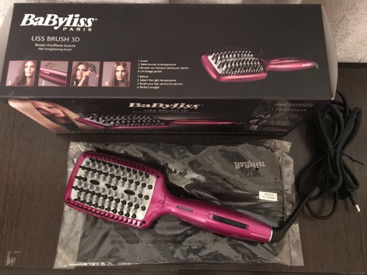 расческа выпрямитель babyliss