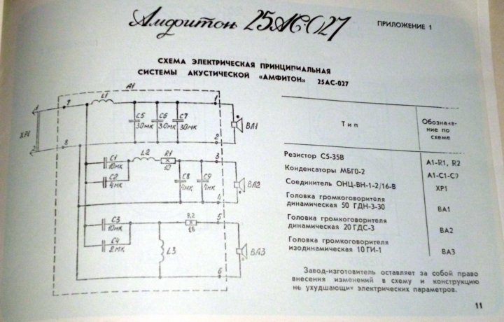 Электроника 25ас 033 схема