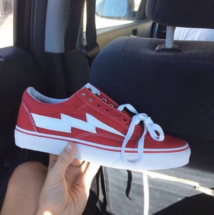 red lightning vans