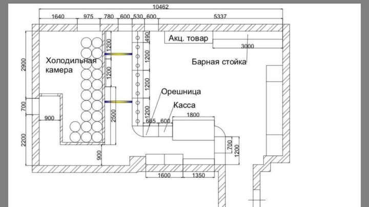Барная стойка план