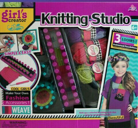 Girls creator вязальная. Набор для вязания Knitting Studio. Набор для вязания girls creator. Инструкция к набору Knitting Studio. Станок для вязания girls creator Knitting Studio.