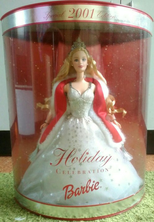 holiday celebration barbie 2001