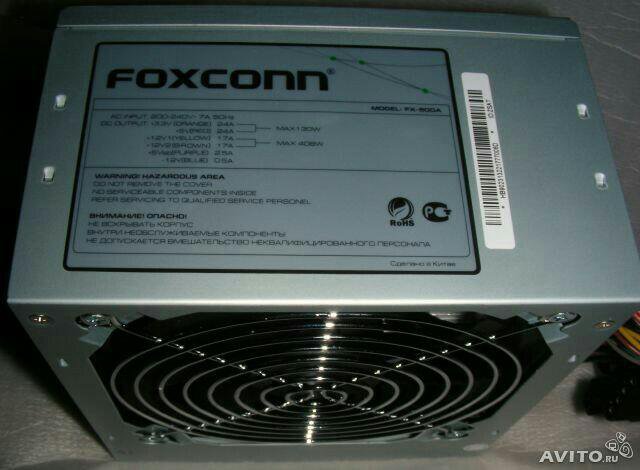 Блок питания foxconn fx 500a схема