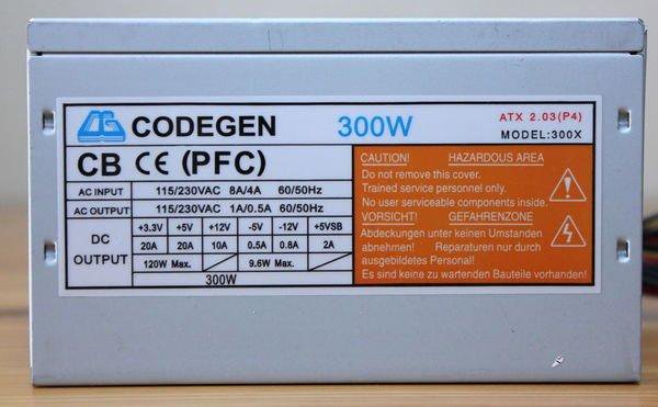 Схема codegen atx 300w