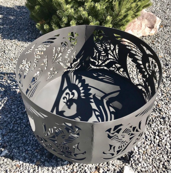 Чаша для костра чертеж dxf