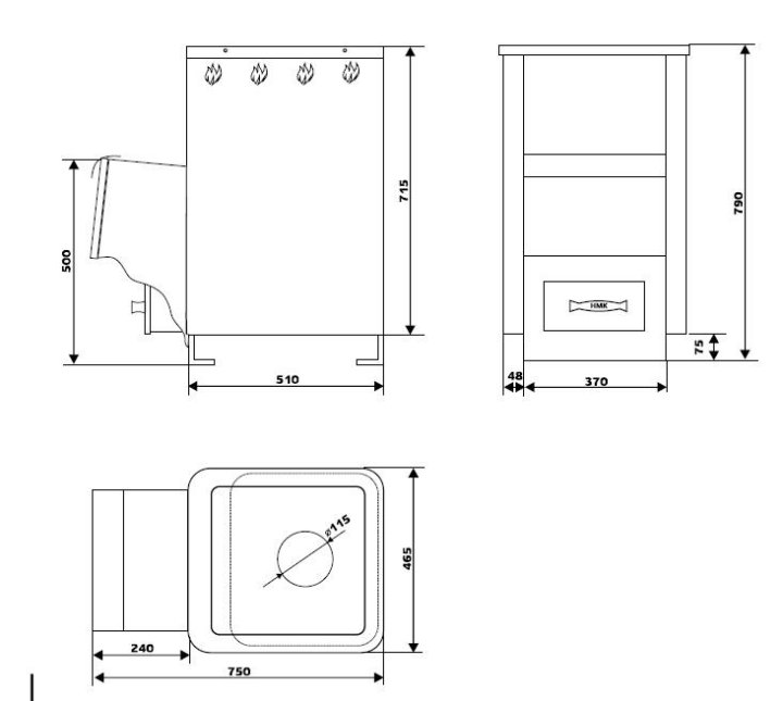 Банная печь копеечка чертежи
