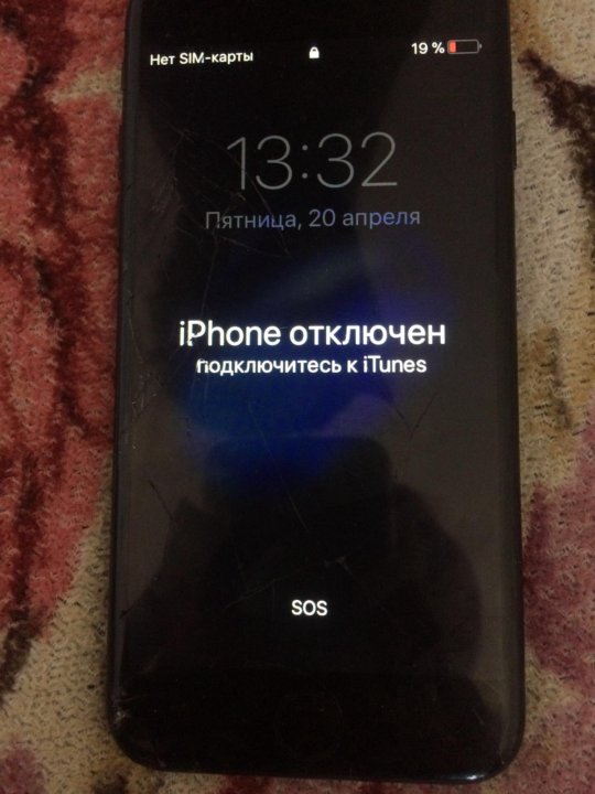 Iphone заблокирован фото