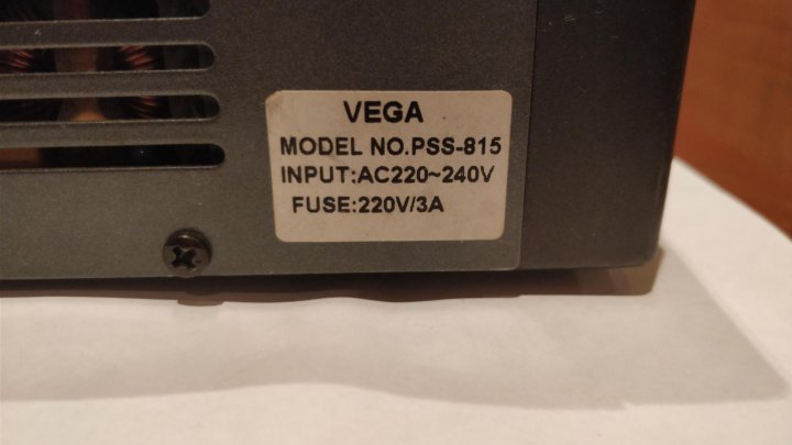 Vega pss 825 схема