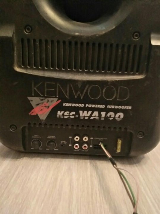 Kenwood powered store subwoofer ksc wa100