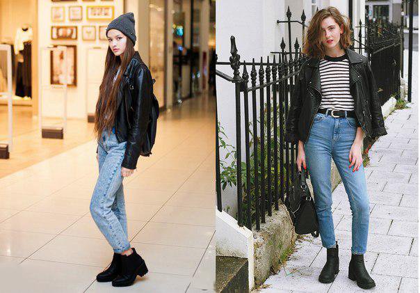 Как носить зимние ботинки с джинсами женщинам