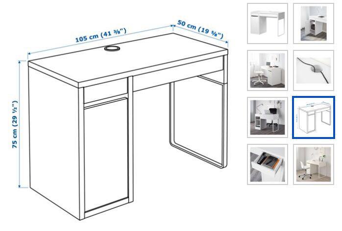 Стол письменный micke ikea схема сборки