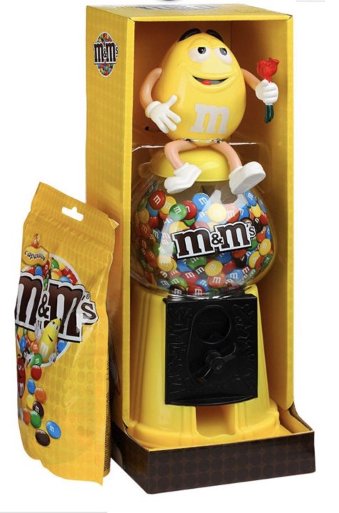 Подарочный набор эм энд эмс. Диспенсер m&amp;m's. M MS желтый диспенсер. Диспенсер конфетница m&MS. Драже арахис м&м 360г.