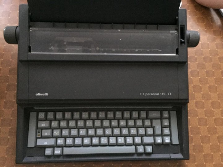 Печатная машинка olivetti 510 инструкция