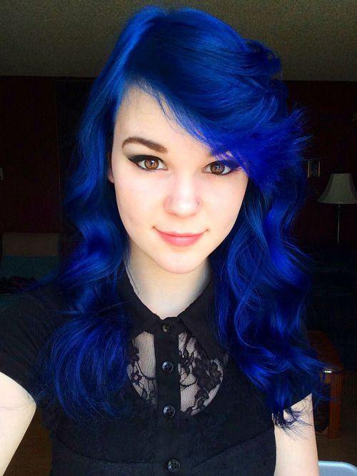 Краска для волос синий сапфир
