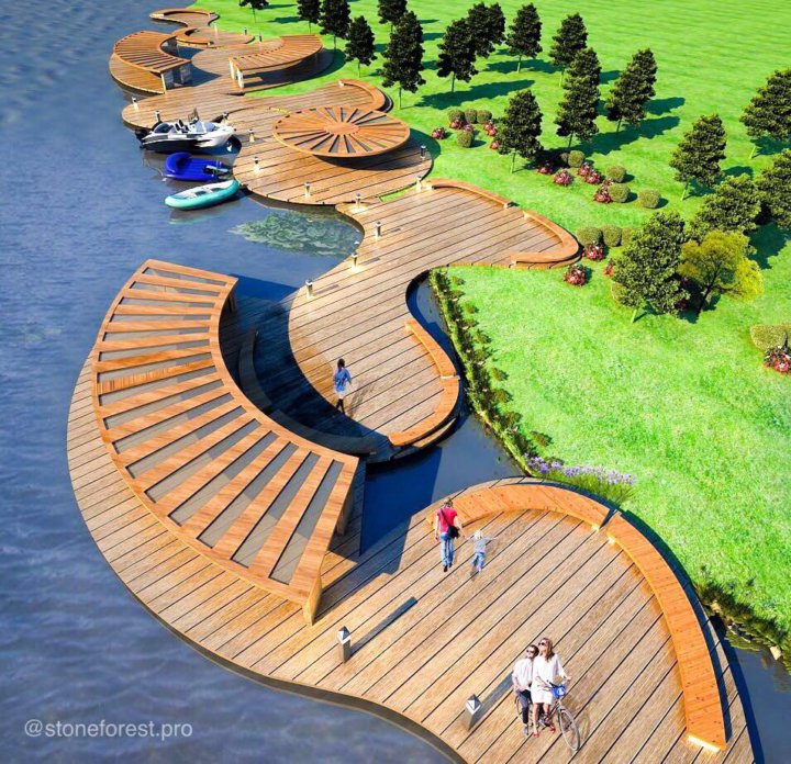 Проект благоустройства территории Мещерского озера (разработчик ООО "Проектное б