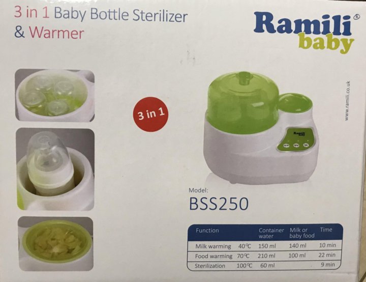 Стерилизатор ramili baby