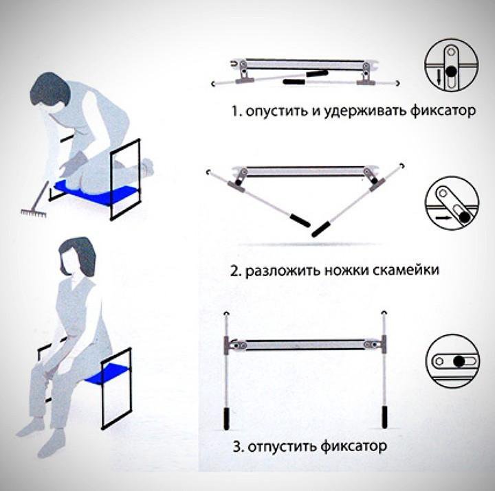 Стульчик огородника своими руками