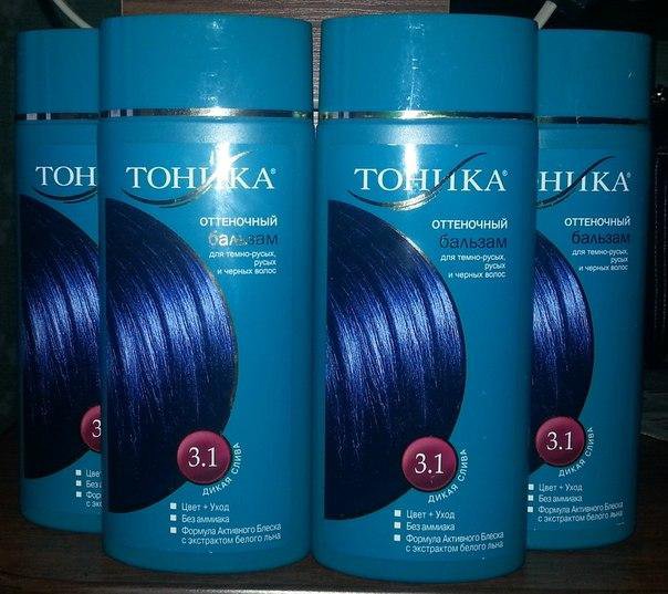 Маска для окрашивания волос в голубой