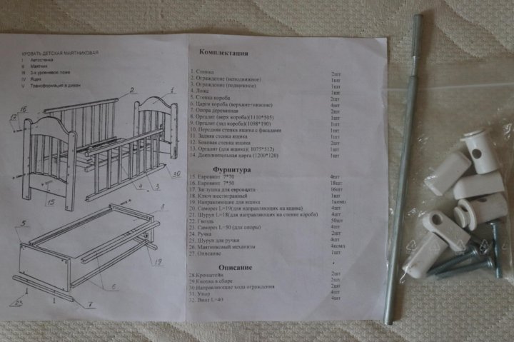 Сборка кровати с маятником детская. Кровать Алита 4 схема сборки. Кроватка Антел Алита 4/6 (с ящиком) схема сборки. Комплектация детской кроватки с маятником. Инструкция сборки детской кроватки.