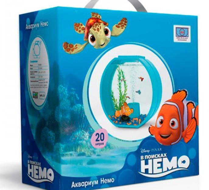 Детский аквариум купить. Аквариум Триол Дисней Немо. Аквариум Дисней Немо 20 литров. Аквариум Triol Disney Nemo стеклянный 20 л. Компрессор фильтр аквариум Triol Disney Nemo.