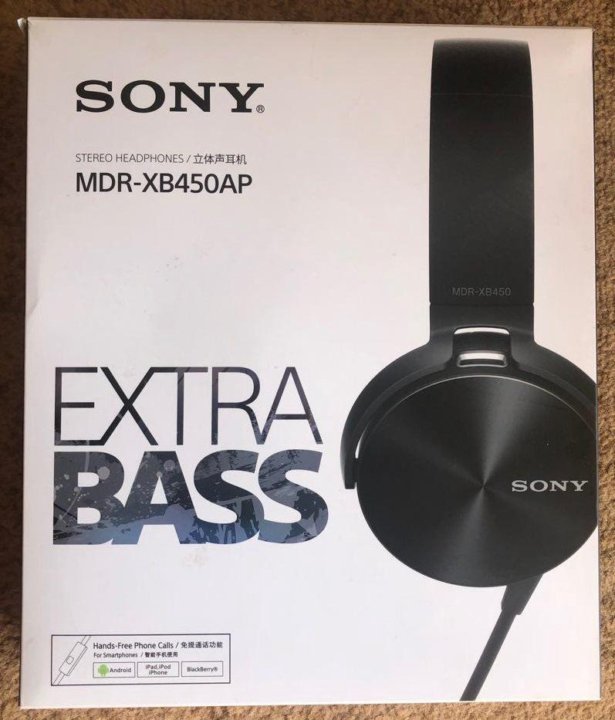 Sony mdr extra bass. Sony MDR-xb450ap.