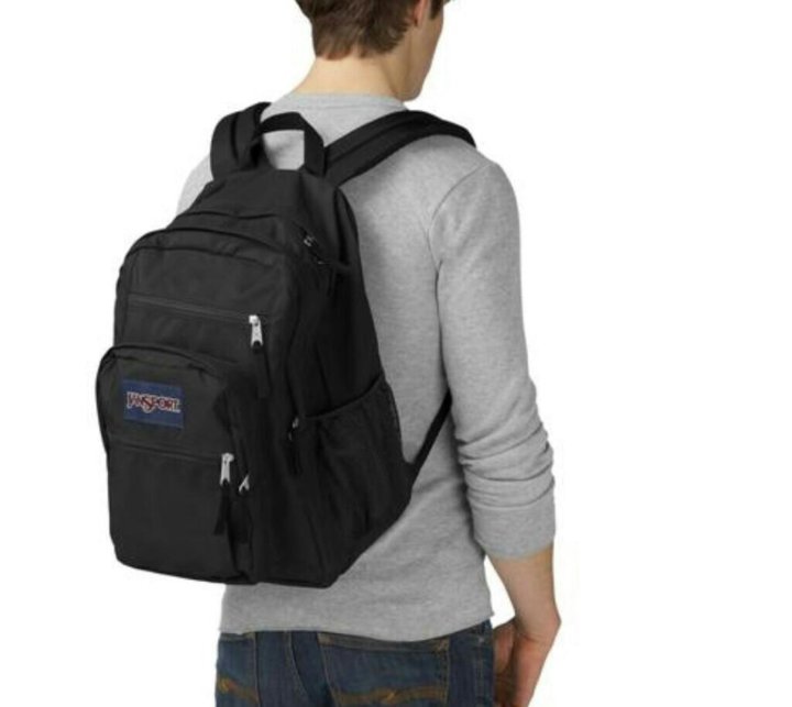 big black jansport backpack