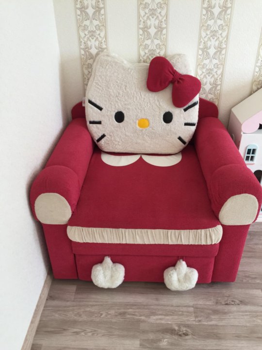 Кресло кровать hello kitty