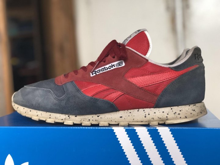 reebok classic red and blue