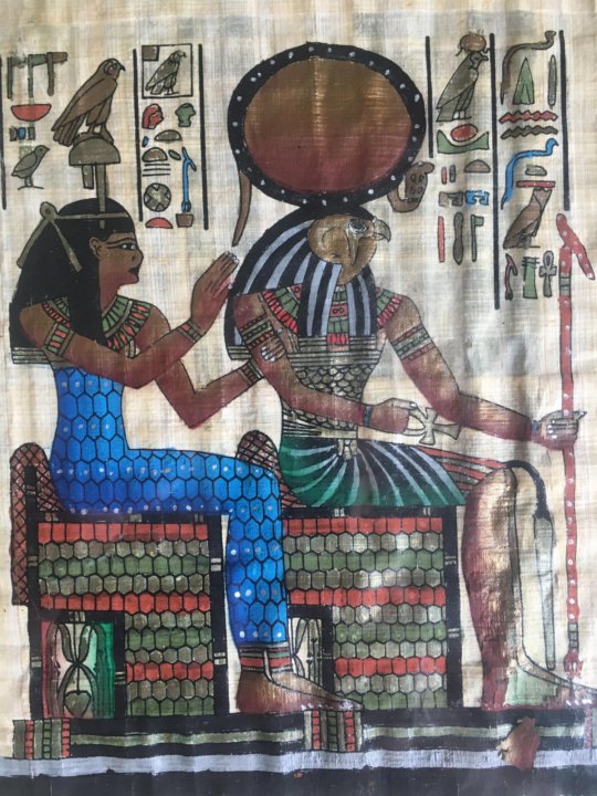 Египетские картины на папирусе и их значение фото и описание